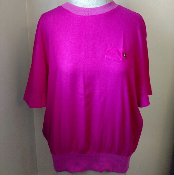 "Laura & Jayne" Fuschia Top sz.14 - Picture 1 of 3